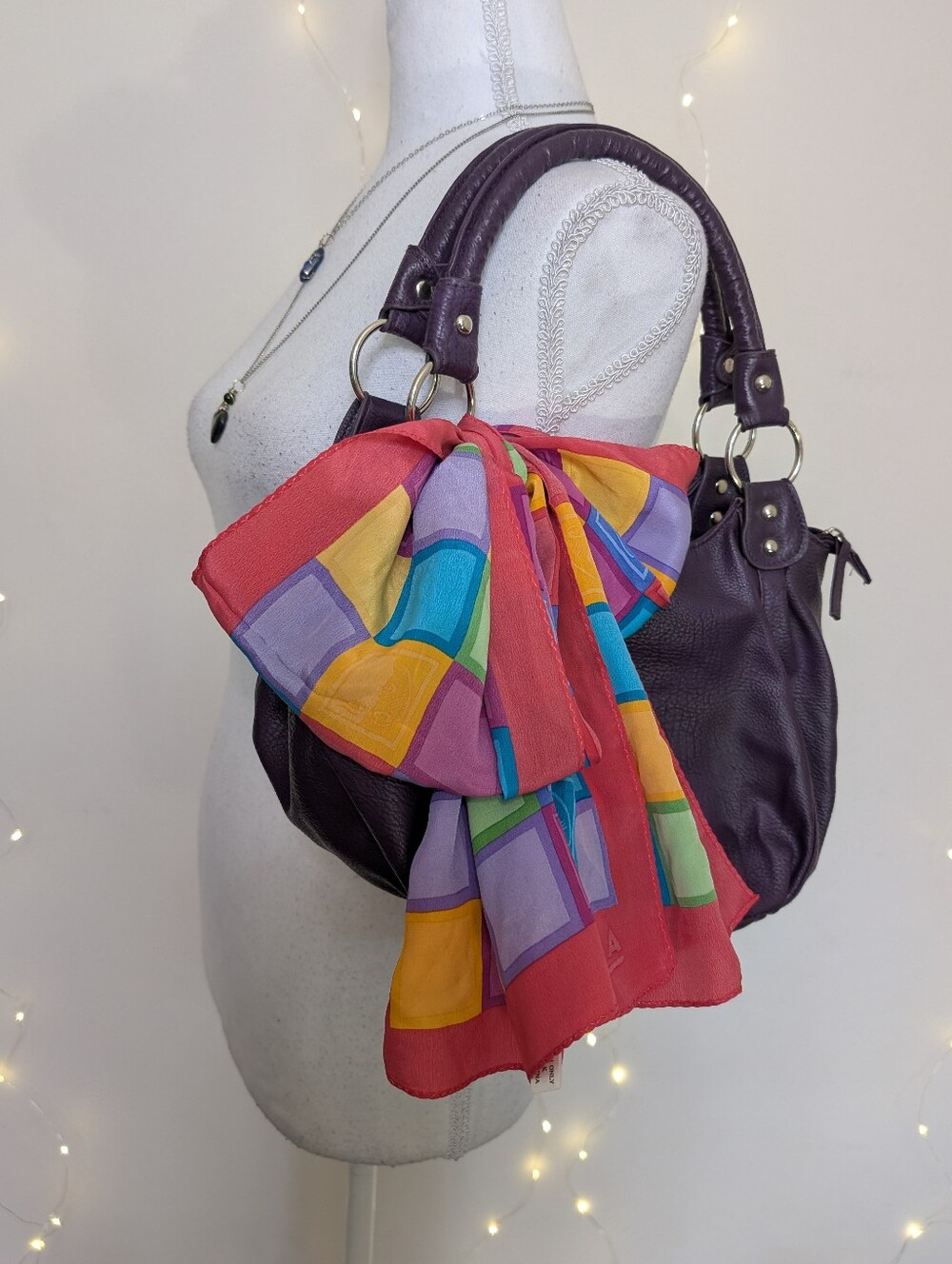 Aida Silk Multicolor Scarf - Broadway Musical Vintage Merch